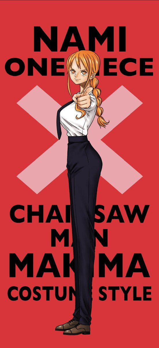 Chainsaw Man FR on Twitter "Chainsaw Man x One Piece 🏴‍☠️🐶 Nami x Makima 🤩 Crédit zuberubar"
