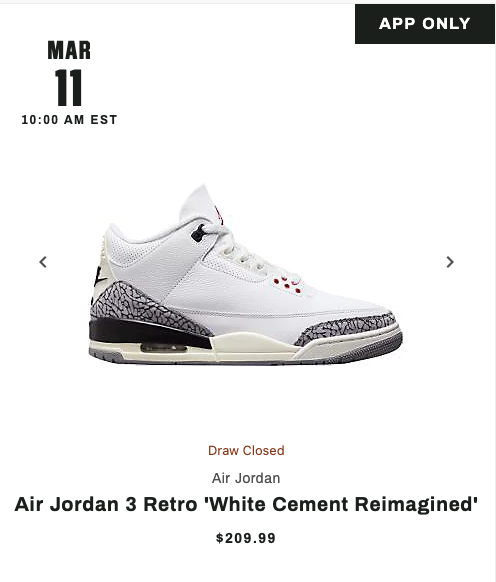 SOLELINKS's tweet photo. Don't get confused, app only for DSG. Good luck on the app draw! https://t.co/o9b6nAvwPI
