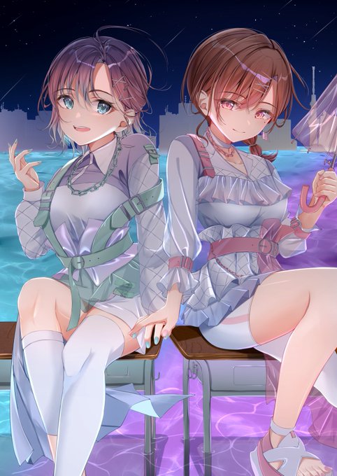 #見た人も何か無言で二人組をあげる 