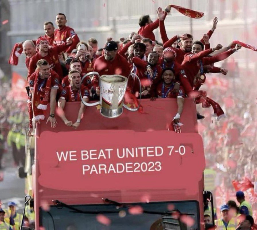Footy Humour on X: Liverpool's trophy parade 2022-23  https://t.co/ledDxcL0CC / X