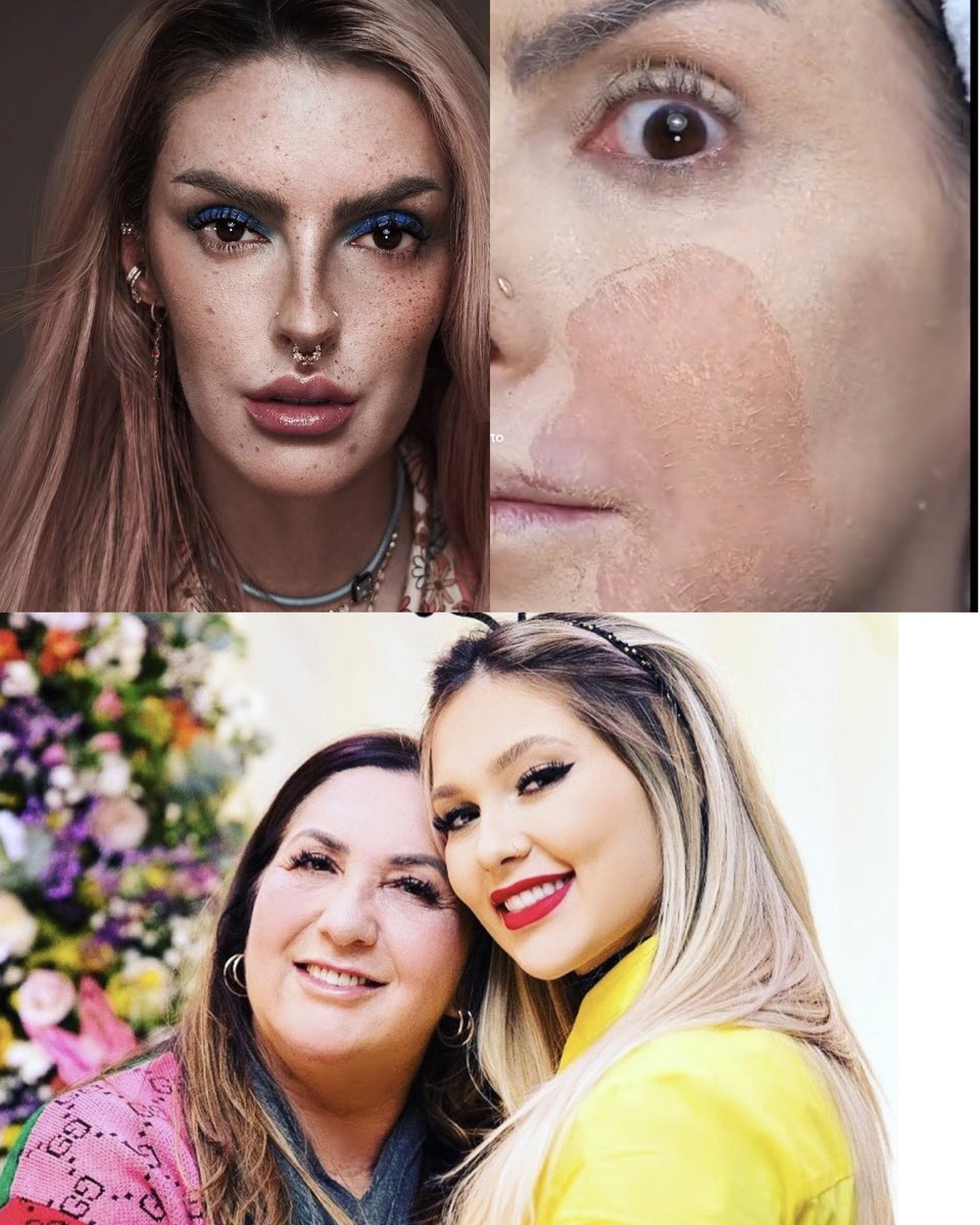 yankisner's tweet photo. A mãe da Virgínia tem que ter muita CORAGEM pra dizer que a maior especialista em maquiagem e cosméticos  do Brasil (vulgo Karen Bachini)  tem inveja da filha dela cujo trabalho é só ser esposa do Zé Felipe e vender produtos duvidosos  na Internet. https://t.co/Pb3RNkT6ap