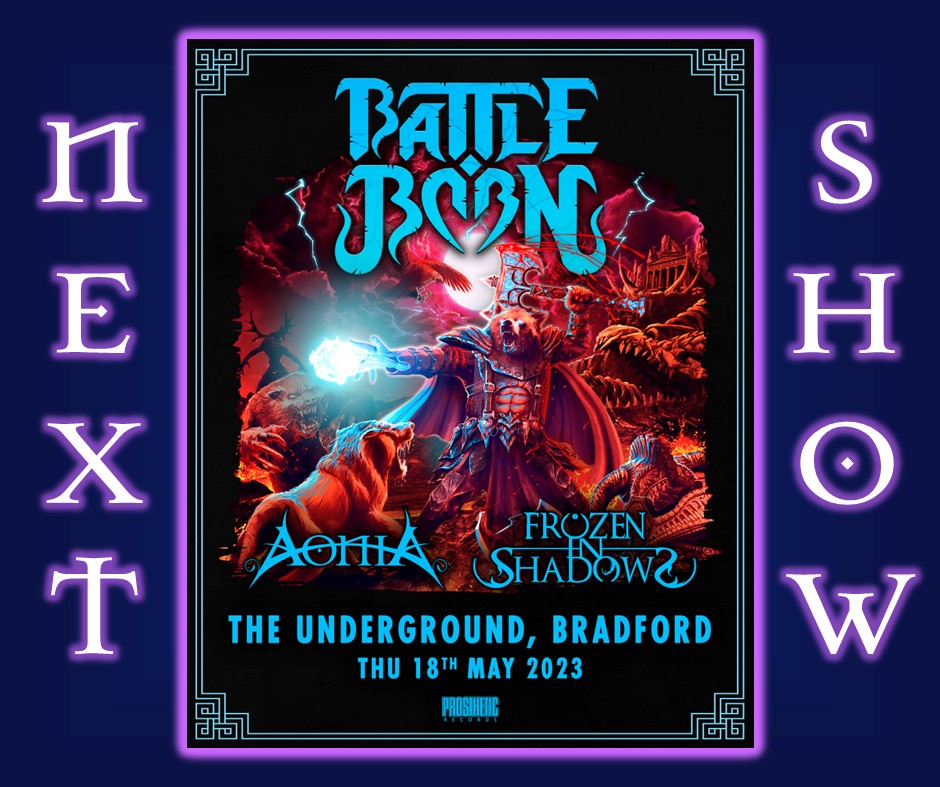 Super-excited to announce that we will be supporting #Battleborn with #FrozeninShadows on 18th May at <a href="/UnderGroundBFD/">Underground Bradford</a>! 
#announcment #show #metal