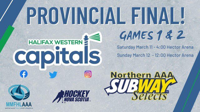 The Selects head into the provincial finials series against the Halifax Western Capitals today! Here’s the link to watch:
ao.live/en/sports.788