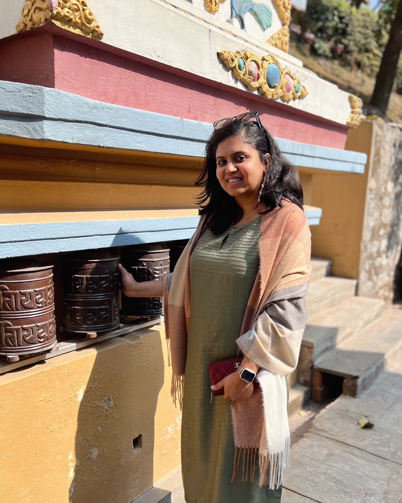 parinitarb's tweet photo. First holiday of 2023. Giving thanks for all that I hold dear in my life and praying for a year full of peace and fulfillment.
#nepal #kopan #prayerwheels #2023 #kathmandu #travel #impromptutrip #girlstrip https://t.co/wzxjdikhPT