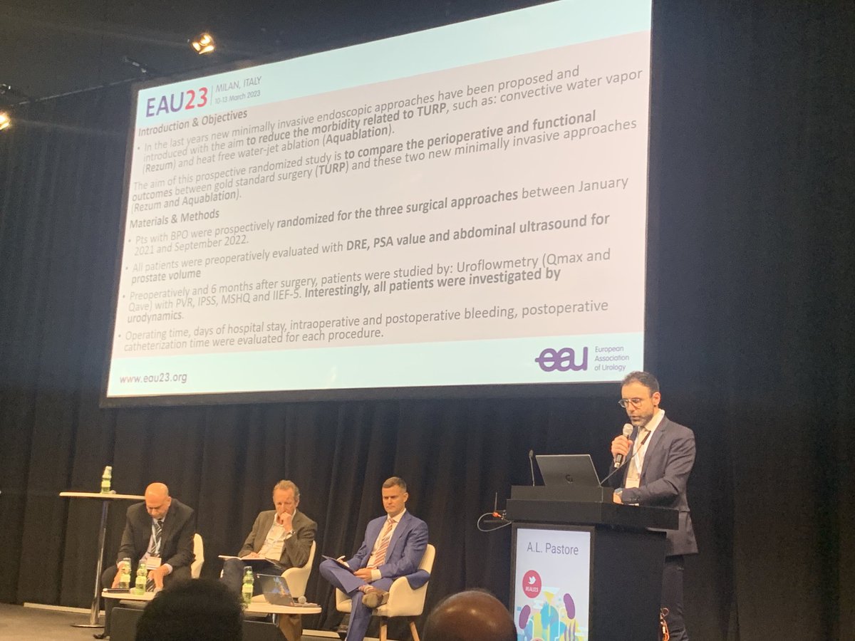 Antonio L. Pastore (@antopastl) on Twitter photo Sharing our data on REZUM vs.AquaBeam vs. TURP @EAU2023 annual meeting by Dr Andrea Fuschi…great success! <a href="/SapienzaUrology/">Sapienza Urology</a> <a href="/pcan_journal/">Prostate Cancer and Prostatic Diseases</a> @andreafuschi88 Sharing our data on REZUM vs.AquaBeam vs. TURP @EAU2023 annual meeting by Dr Andrea Fuschi…great success! <a href="/SapienzaUrology/">Sapienza Urology</a> <a href="/pcan_journal/">Prostate Cancer and Prostatic Diseases</a> @andreafuschi88
