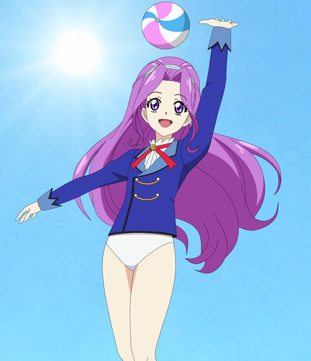 水着美月ちゃん🌙ビーチバレー🏖️🏐 #アイカツ #aikatsu #神崎美月