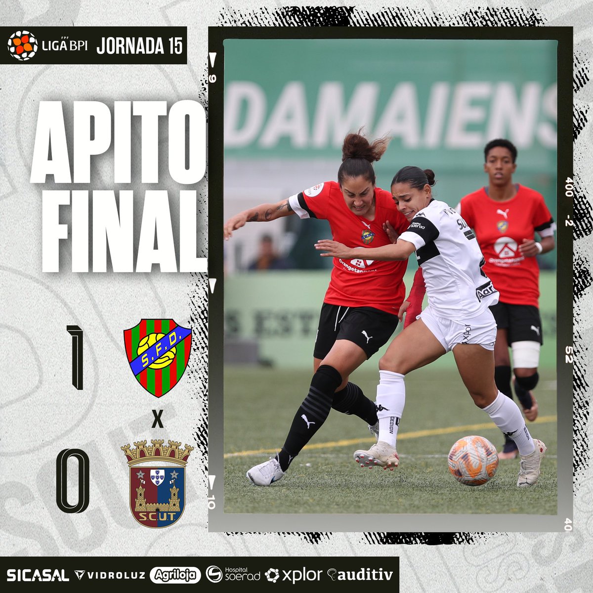 scu_torreense's tweet photo. ⏹ Termina o encontro na Damaia, com a equipa da casa a conquistar um triunfo tangencial por 1-0 diante do Torreense.
#ALinhaIntransponível #LigaBPI #AdmiraTe #IncluiTe #OrgulhaTe https://t.co/9tLzqYceJv