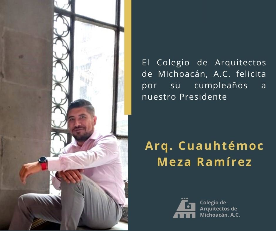 camich_ac's tweet photo. El día de hoy felicitamos a el Arq. Cuauhtémoc Meza Ramírez por su cumpleaños, y le deseamos mucho éxito. 
#lafuerzadelcolegioerestú https://t.co/RQ9mHjKu40