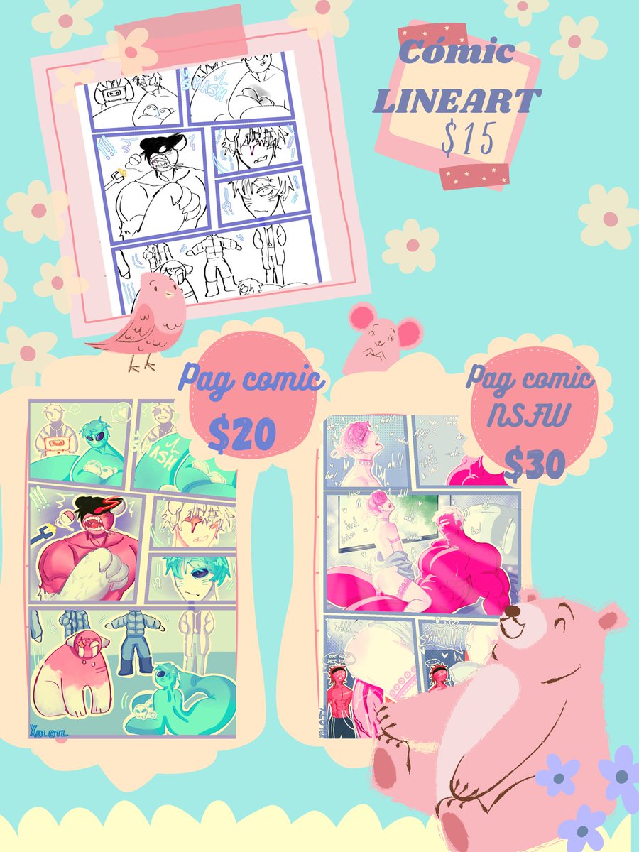 97serco97's tweet photo. POR SOLO LO Q QUEDA DEL MES!! 50% DE DESCUENTO EN COMISSIONES 25% EN PAGINA DE COMICS, 

antes de cerrarlas, si alguien gusta, ayudaría solo compartir, 
✨Solo será lo que queda del mes de marzo
✨Comics con el 25 %de descuento El resto 50% de descuento 
Precios originales 👇 https://t.co/FzJ42R6QgR