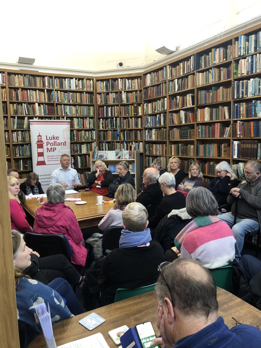 Packed meeting in Stoke to meet with <a href="/LukePollard/">Luke Pollard MP</a> and the Plymouth labour councillors. Lots of clear support for striking teachers in the room. #saveourschools