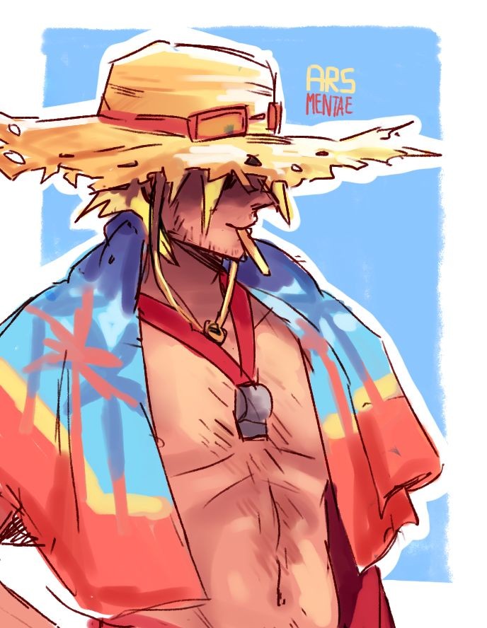 Sábado de playa, buen momento para quitarse la ropa (? 

— Howdy.~