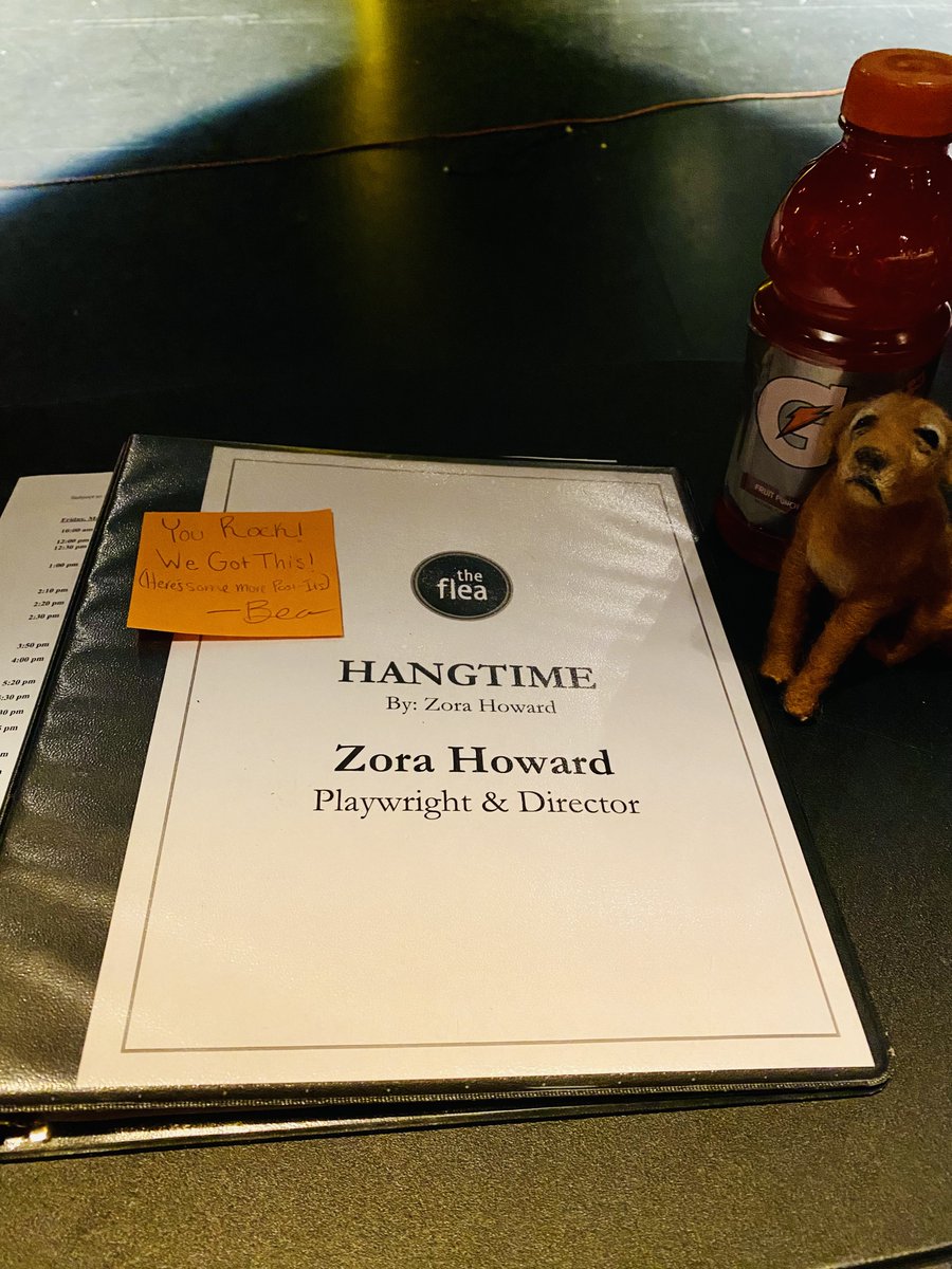 It's getting real, y'all. Tech has begun for HANG TIME. This entire team is coming together to create something powerful, and we cannot wait to share it with all of you. 

Come see HANG TIME! Running Mar 15-Apr 3 at <a href="/TheFleaTheater/">The Flea Theater</a>. Get your tickets today! theflea.org/shows/hang-tim…
