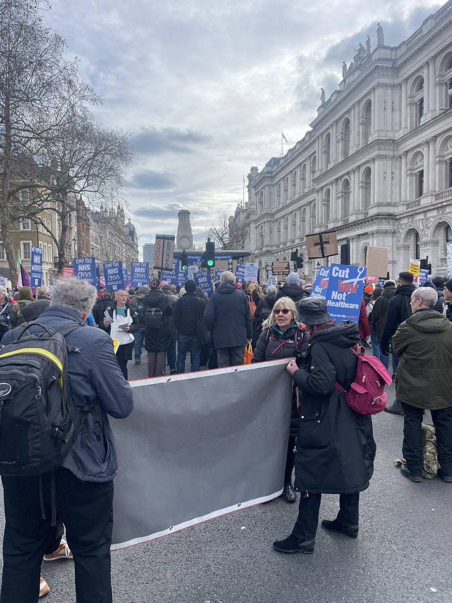 torysout's tweet image. #NHSSOS down at the NHS SOS rally in Parliament square