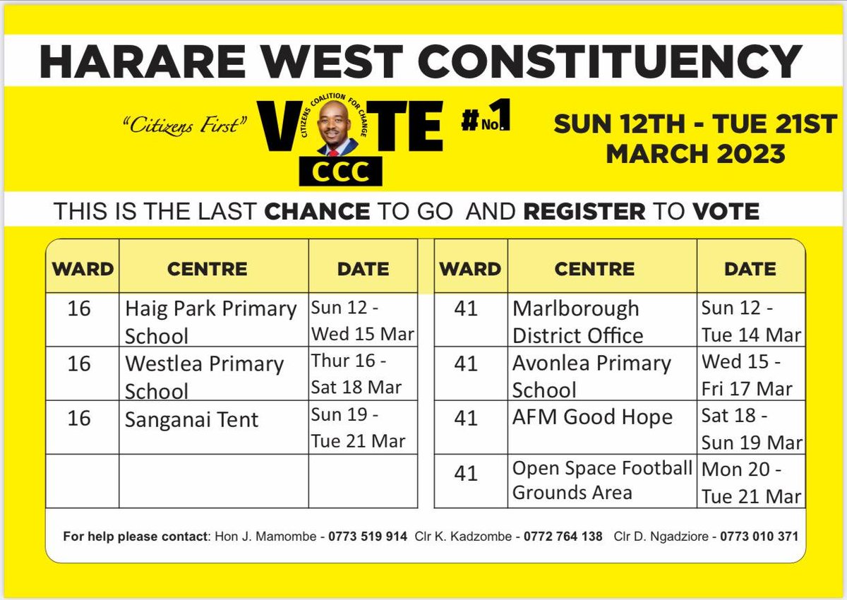 JoanaMamombe's tweet photo. Eyes on the ball. 
We focus on the betterment of citizens lives.
We focus on citizens winning, let's not pay attention to sideshows.
Let's @REAP_zw .
#RegisterToVote 
#5+1 
#EncourageSomeone. https://t.co/phirzao0Dz