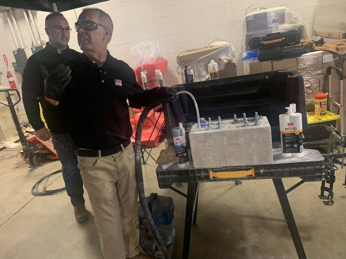 toolcentral's tweet photo. Thank you Simpson @strongtie for doing training with us! https://t.co/p5vWE9wF3T
