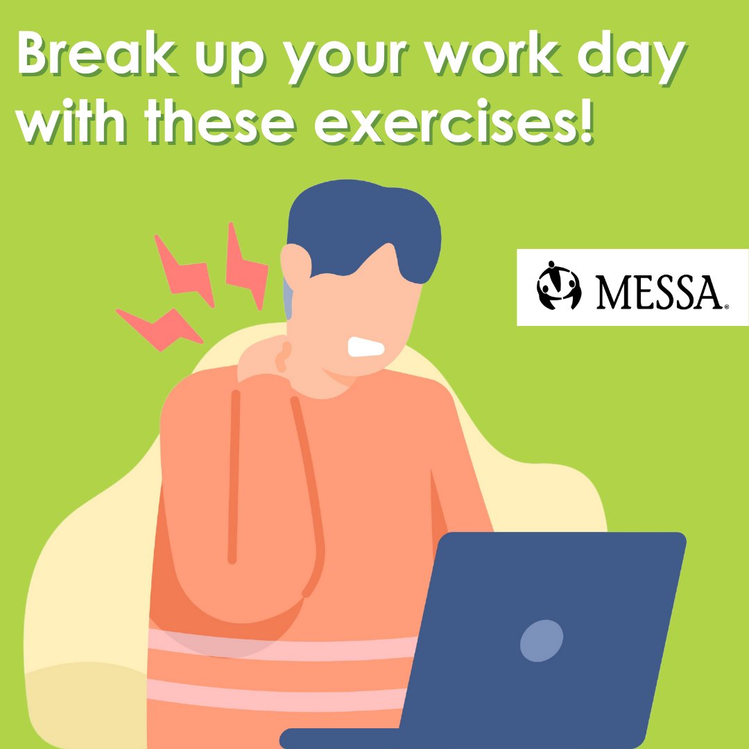 After staring at a computer screen for hours at a time, the body often gives us a clue that it is stressed: nagging neck and back pain. Break up your work day with these 5 exercises for relief from <a href="/NPR/">NPR</a>: npr.org/sections/healt…