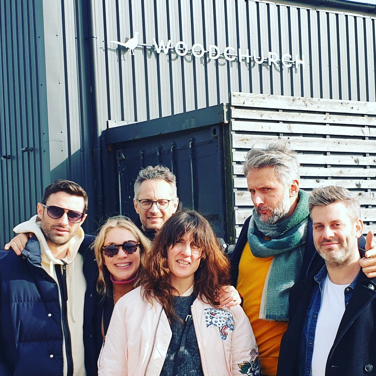 Crisp bright March day at <a href="/WoodchurchWine/">Woodchurch</a> with a lovely group of Londoners. #londondayout