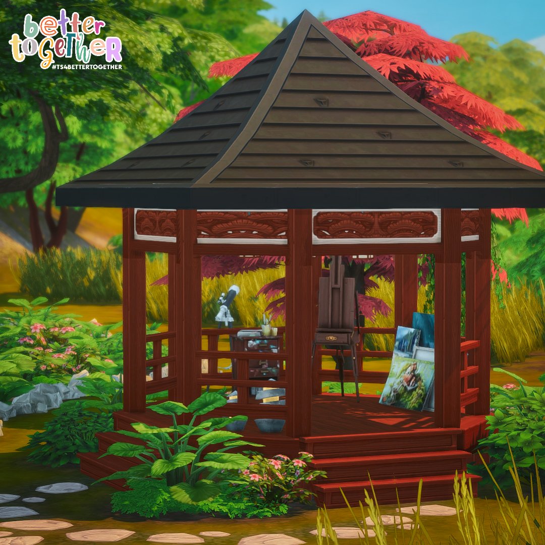 Sul Sul Simmers! I built this Japanese Mansion with only Snowy Escape ...