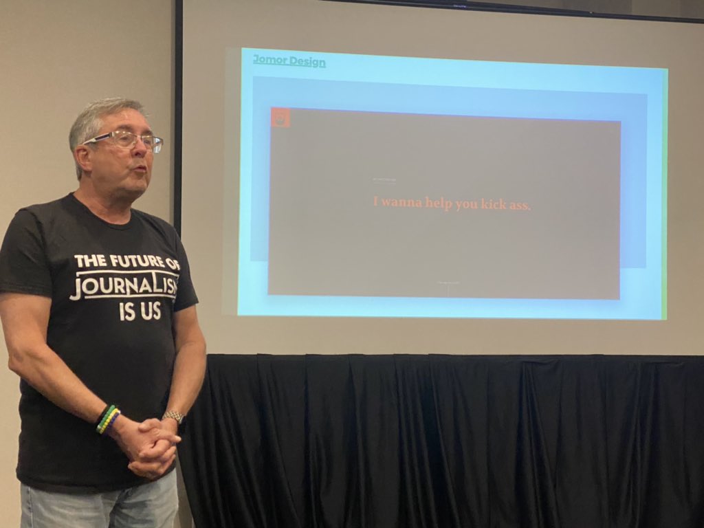 It’s day 3 of #cmanyc23 and for my final workshop, I am attending “Let’s Get Linear,” presented by <a href="/CSULB/">Cal State Long Beach</a> Professor and @daily49er Design Adviser <a href="/GaryMetzker/">Gary Metzker</a>.
#cmanyc23