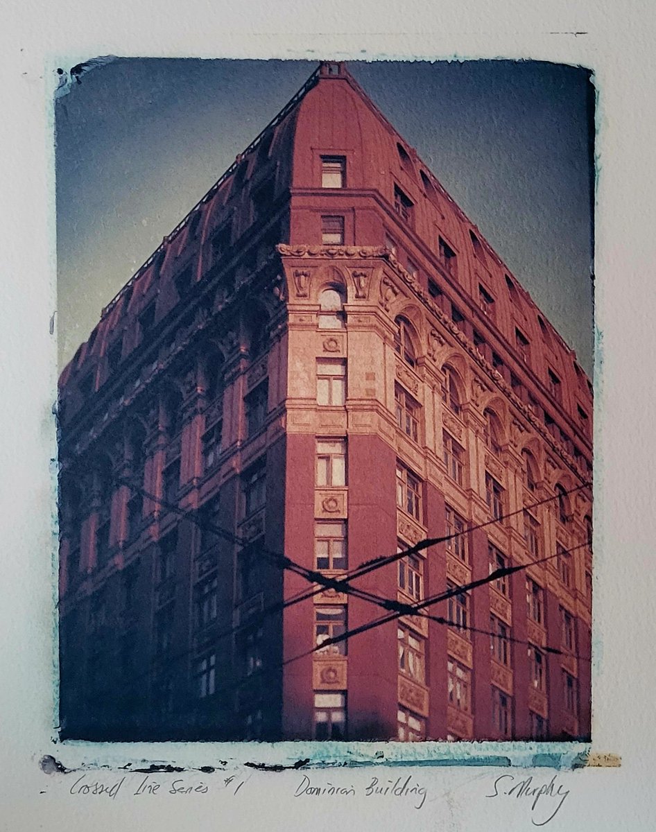 CryptoK37364015's tweet image. The 35mm 🎞 image &amp;amp; 8&quot;X10&quot; #PolaroidPrintonPaper

Dominion Building, Vancouver. BC.
1/1 ◇ 8&quot;X10&quot; ◇ #PolaroidImageTransfer