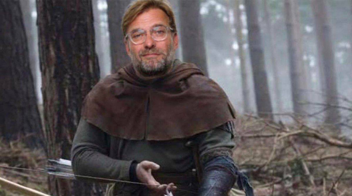 FootballFunnnys's tweet image. Jurgen Klopp is the Robin Hood of the Premier League.

Taking points from the rich and giving them to the poor 😂🏹⚽️