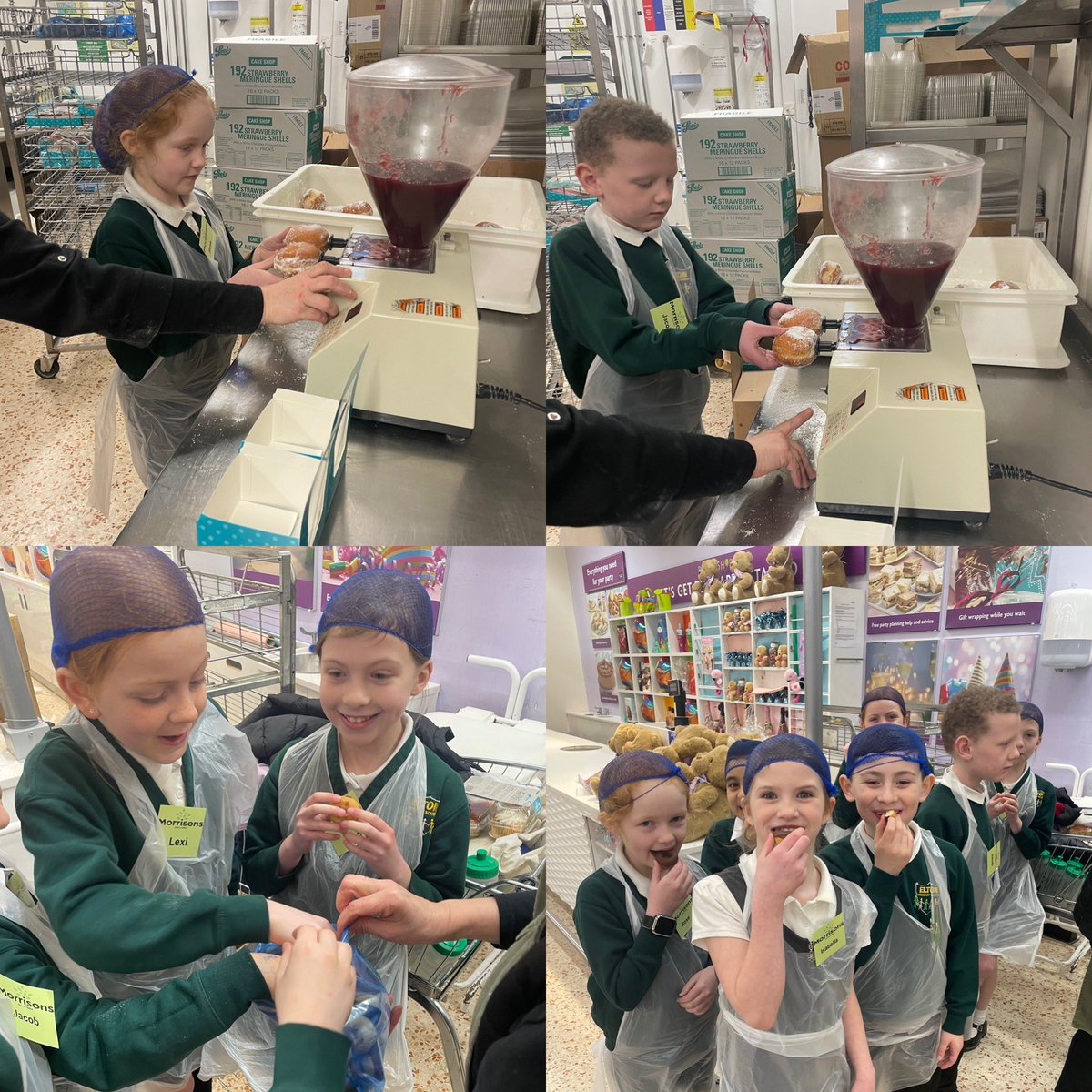 EltonExplorers's tweet photo. The Eco Team loved their trip to Morrisons. We visited the fish mongers, the deli, the bakery, the butchers and even scanned items on a till from the World Food aisle 🛒. Thank you Morrisons for a fantastic day! @EPSElton https://t.co/CDoNrbxLZg