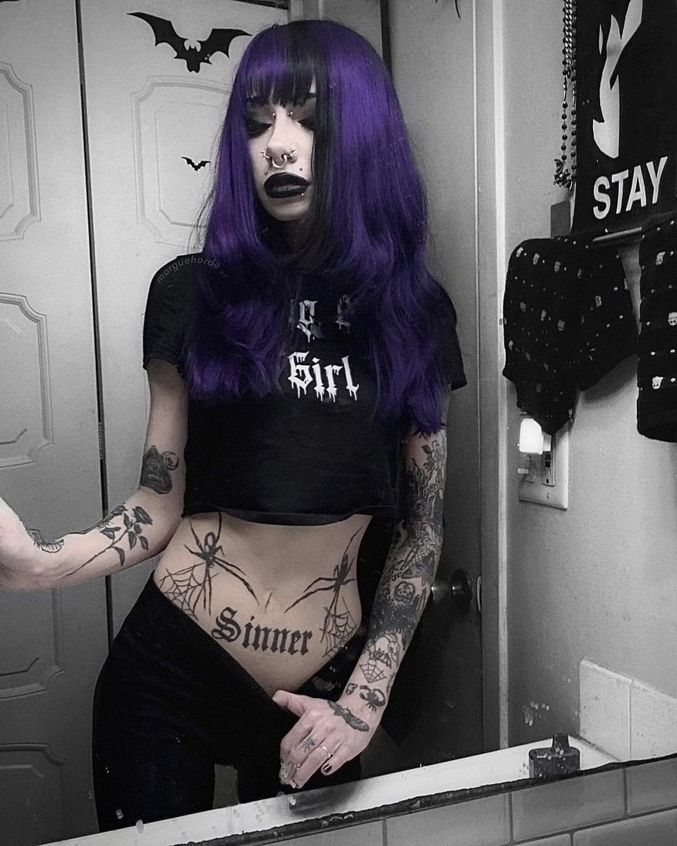 VampireFreaks's tweet image. The shadows whisper secrets, but the Living Dead Girl Crop Top speaks volumes 🖤 @morguexhorde slays the darkness with her fierce style &amp;amp; haunting allure. Who says the undead can&apos;t be fashion icons?  #gothfashion #livingdeadgirl #darkvibes #altstyle #gothicstyle #vampirefreaks