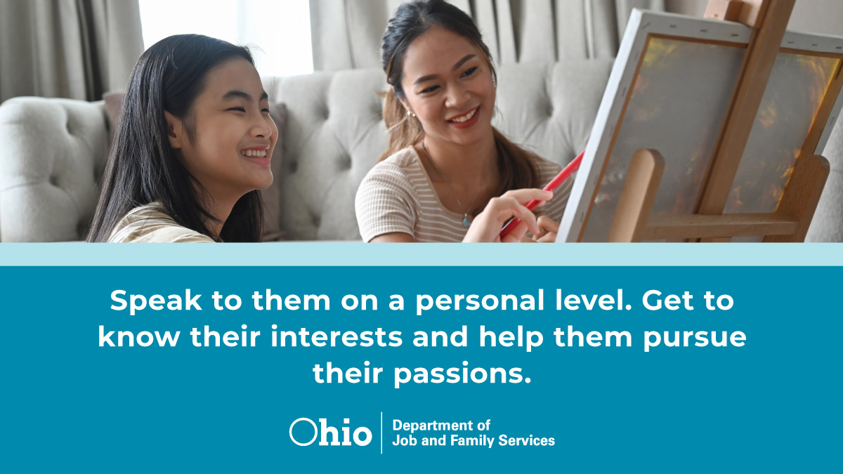 ItTakesHeartOH's tweet photo. Foster teens need more than a roof over their heads. They need people who truly care about them and want to help them grow. While there are many ways to support teens in foster care, we’re highlighting three that are essential. Swipe to learn more. #FosterInOhio https://t.co/5VkmsCysEr