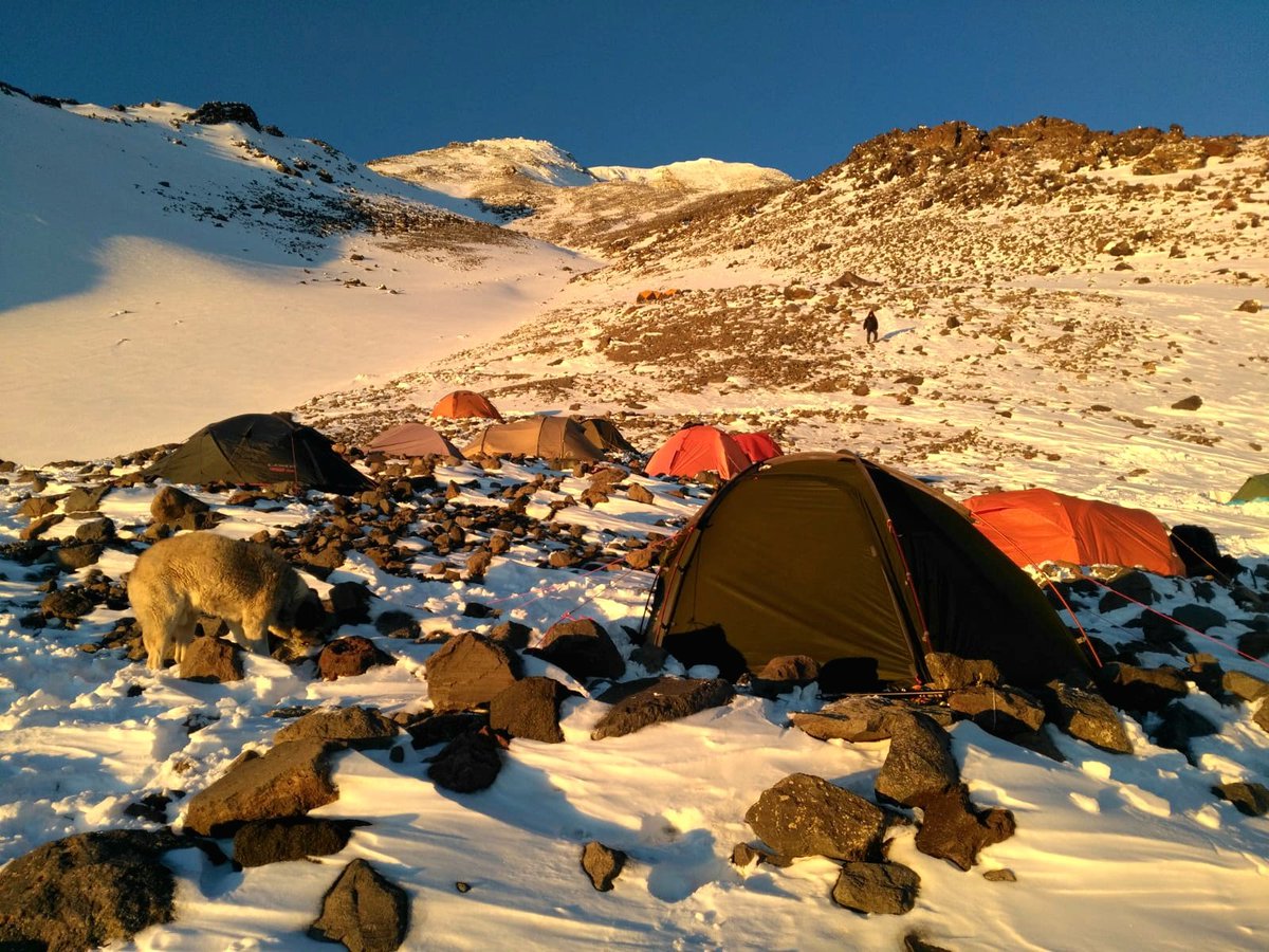 Mountaineering winter camps can be incredibly challenging, requiring careful preparation and packing to face the snow, storms, and frigid temperatures.

Mount Ararat (5137m) winter climbing, 3200m camp area

 ❄️⛺️🗻 #mountaineering #wintercamping #adventure #mountararat #expetion