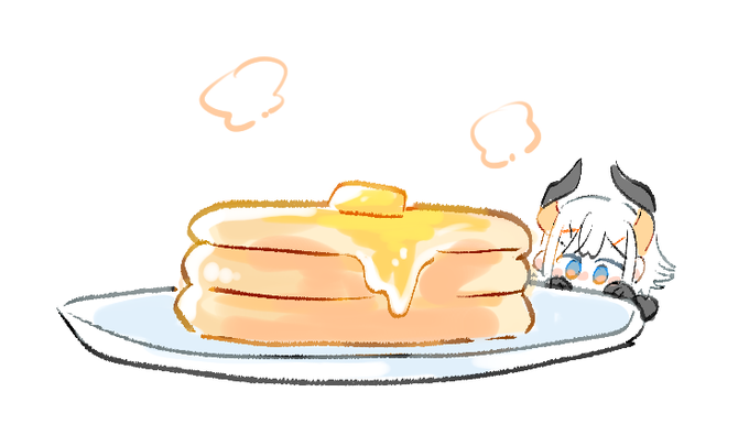 「赤面 ホットケーキ」のTwitter画像/イラスト(新着)｜5ページ目