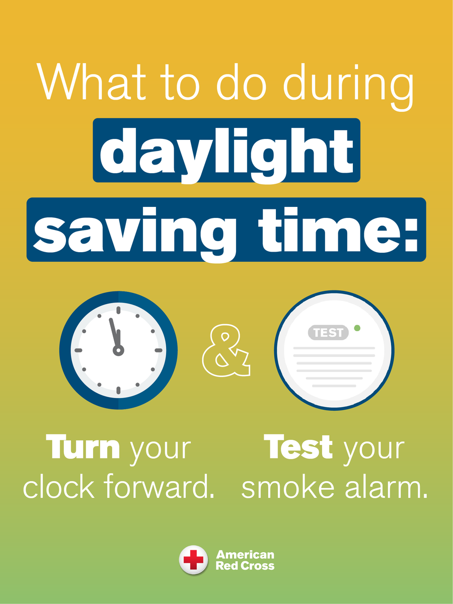 Change your clocks this weekend, but don't forget this other step, too! #EndHomeFires