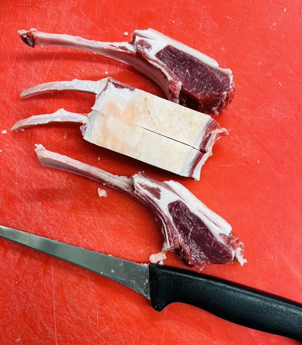 Absolutely amazing quality lamb racks as always from <a href="/AchillHerdess/">Martina Calvey</a> <a href="/AchillMtnLamb/">The Farmstore @ Achill Lamb</a> @EurotoquesIrl #lamb #quality #local