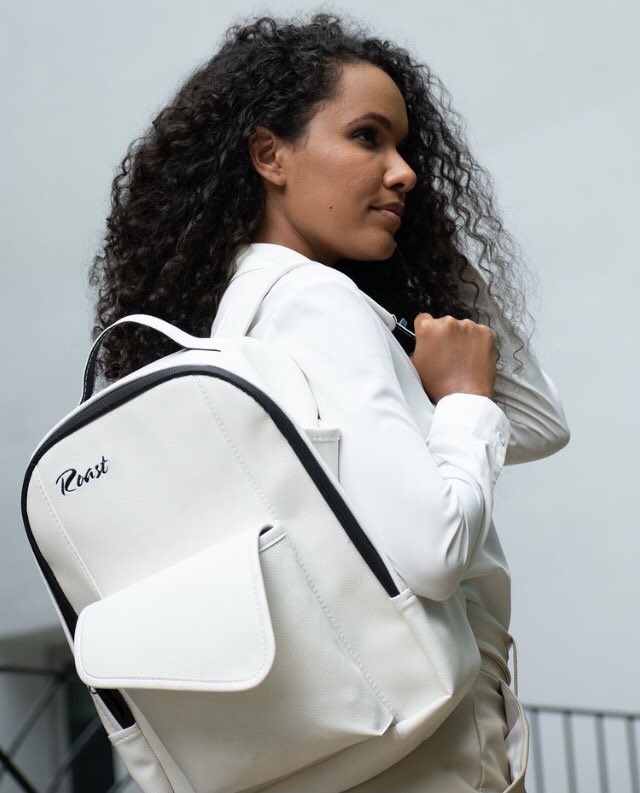 Introducing the NEW Roast by Bresheh Backpack. AVAILABLE NOW. 

✍🏽 Pre-order now at roastbybresheh.com &amp; it will become available on April 25 for delivery or pick up at The Jamaica Manufacturers and Exporters Association Expo. Limited quantities available. #RoastbyBresheh