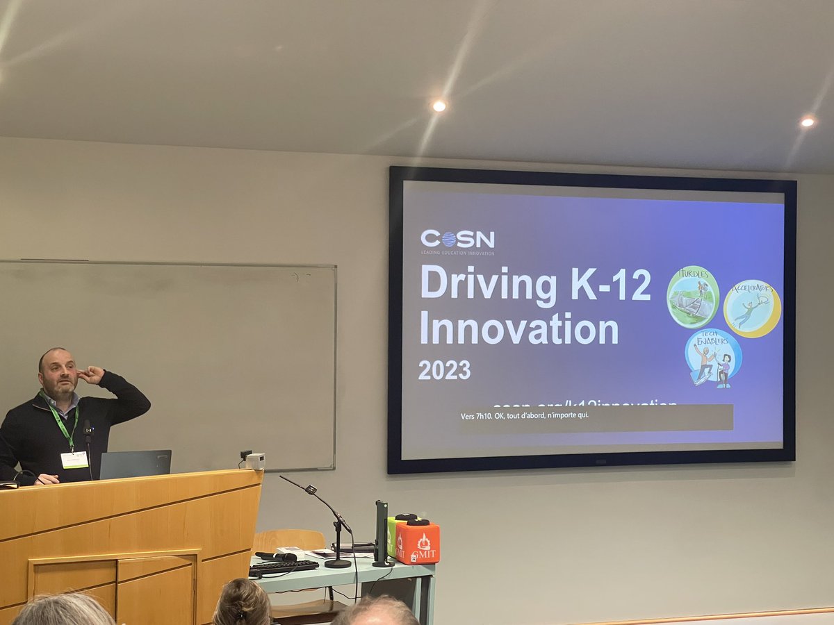 pamelaaobrien's tweet photo. Driving K-12 Innovation @johnmayo #CESICon #cesi50 https://t.co/v11GzzEFtF