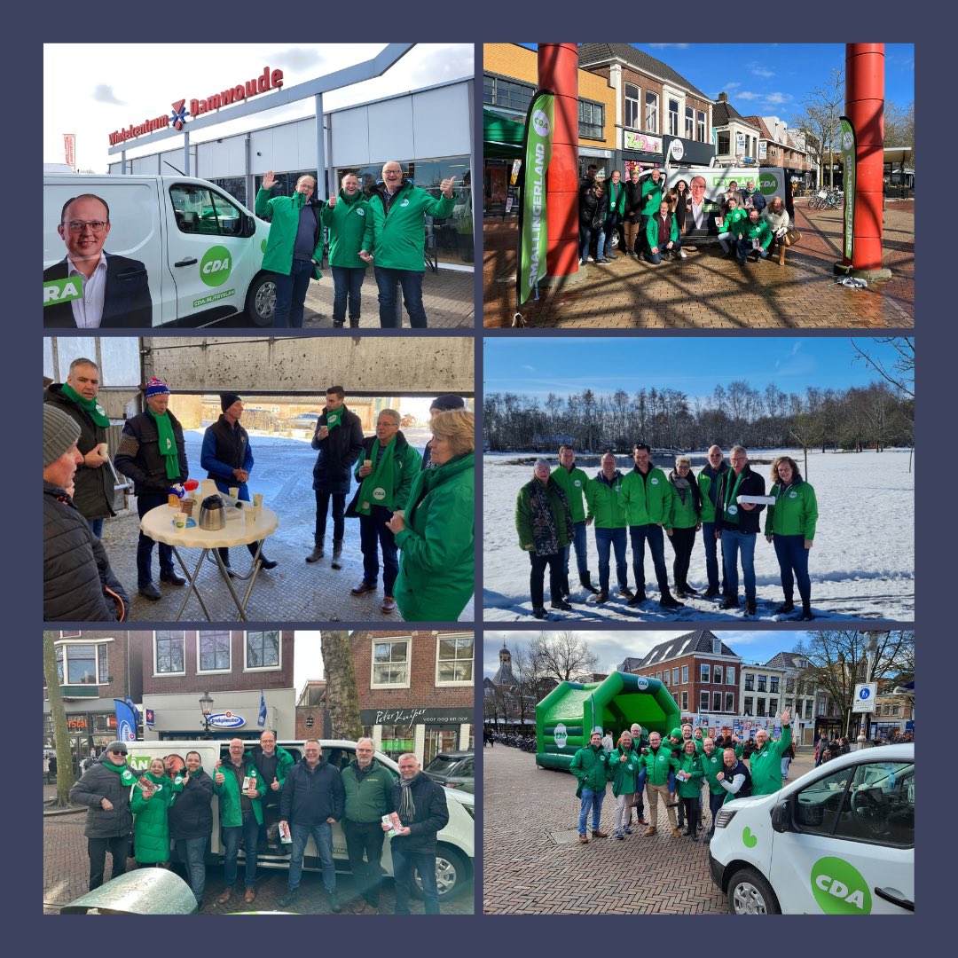cdafryslan's tweet photo. Rondje door Fryslân! Vandaag kleurt heel Fryslân CDA groen! 💚

 #foarfryslân #cdafryslân #PS2023 https://t.co/waVBHJRgD1