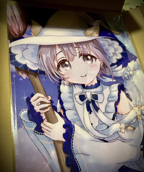 前回目印的なポスターなA3のコンビニ印刷だったから、今回はA3ビニールポスターにしてみた!スペースは紙で貼ろう笑 