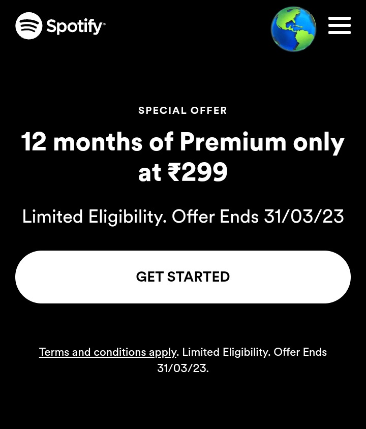 glossyoon93_'s tweet photo. hear me out‼️
Spotify is offering 12 moths premium at ₹299 only and it's only available in India, we need more premium users so please get premium if you can!! https://t.co/u0HsuaJnvl