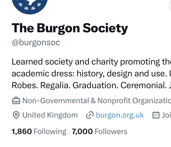 The Burgon Society On Twitter Wow 7 Billion Followers Thank You All