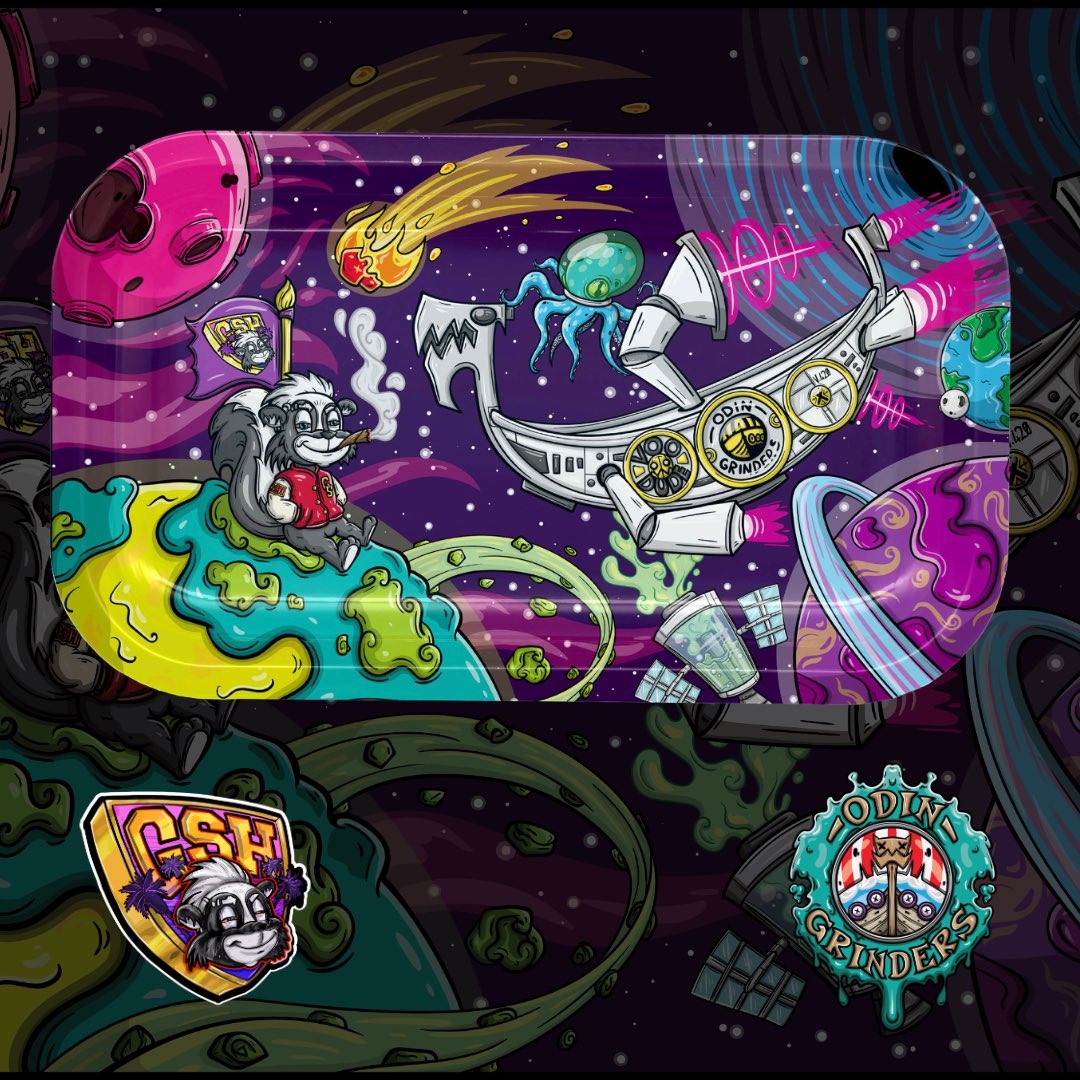 odingrinders's tweet image. Odin Grinders x Garden State High rolling tray Collab. 

Stay tuned for the drop!