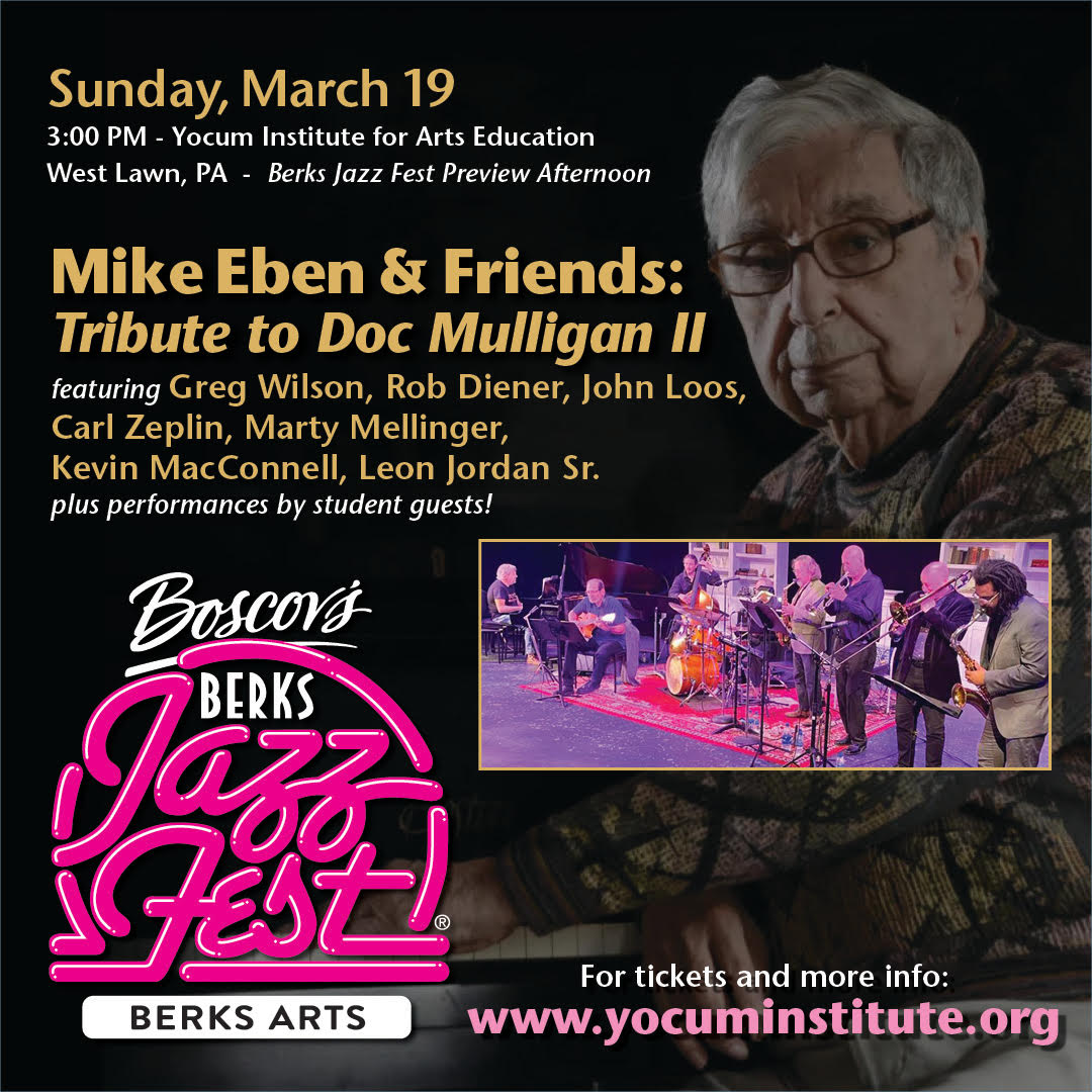 Get ready to experience an unforgettable afternoon of jazz music! 🎶 Join us next weekend for an amazing concert featuring Mike Eben &amp; Friends. You don't want to miss this! Tickets: yocumartsevents.ticketleap.com #jazzconcert #livemusic #supportlocalartists