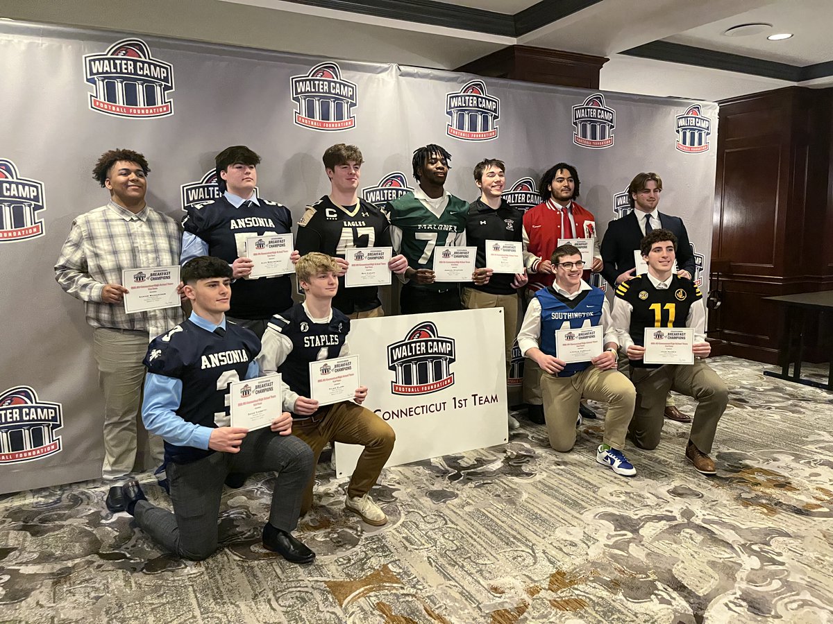 NFP Sports - CT East (@nfp_cteast) on Twitter photo The <a href="/WalterCampFF/">Walter Camp Football</a> Connecticut First Team Offense The <a href="/WalterCampFF/">Walter Camp Football</a> Connecticut First Team Offense