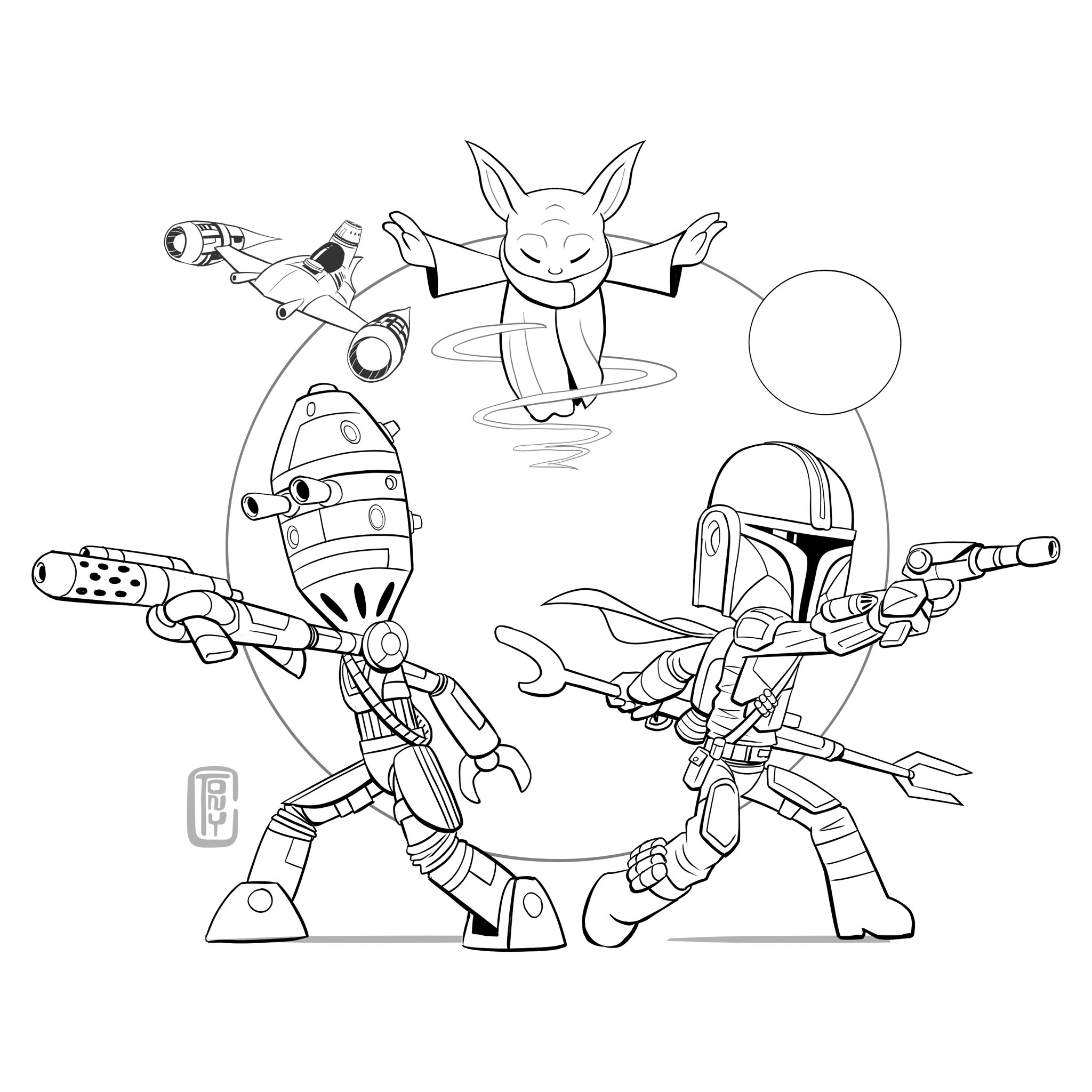 Star Wars Episode 3 Coloring Pages