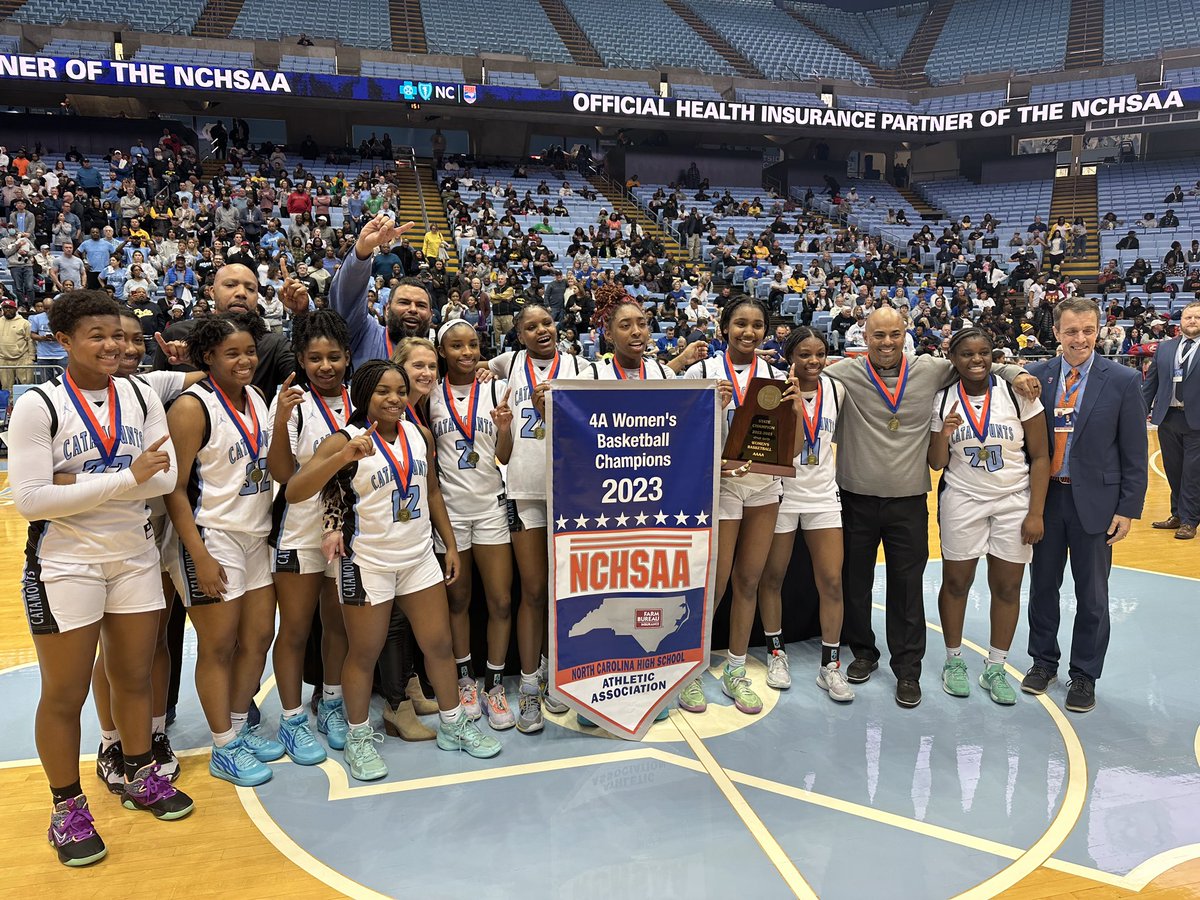 We couldn’t be prouder of this team! Congratulations on winning the first <a href="/NCHSAA/">NCHSAA</a> Women’s Basketball Championship in school history! Enjoy this moment! 🏆💍