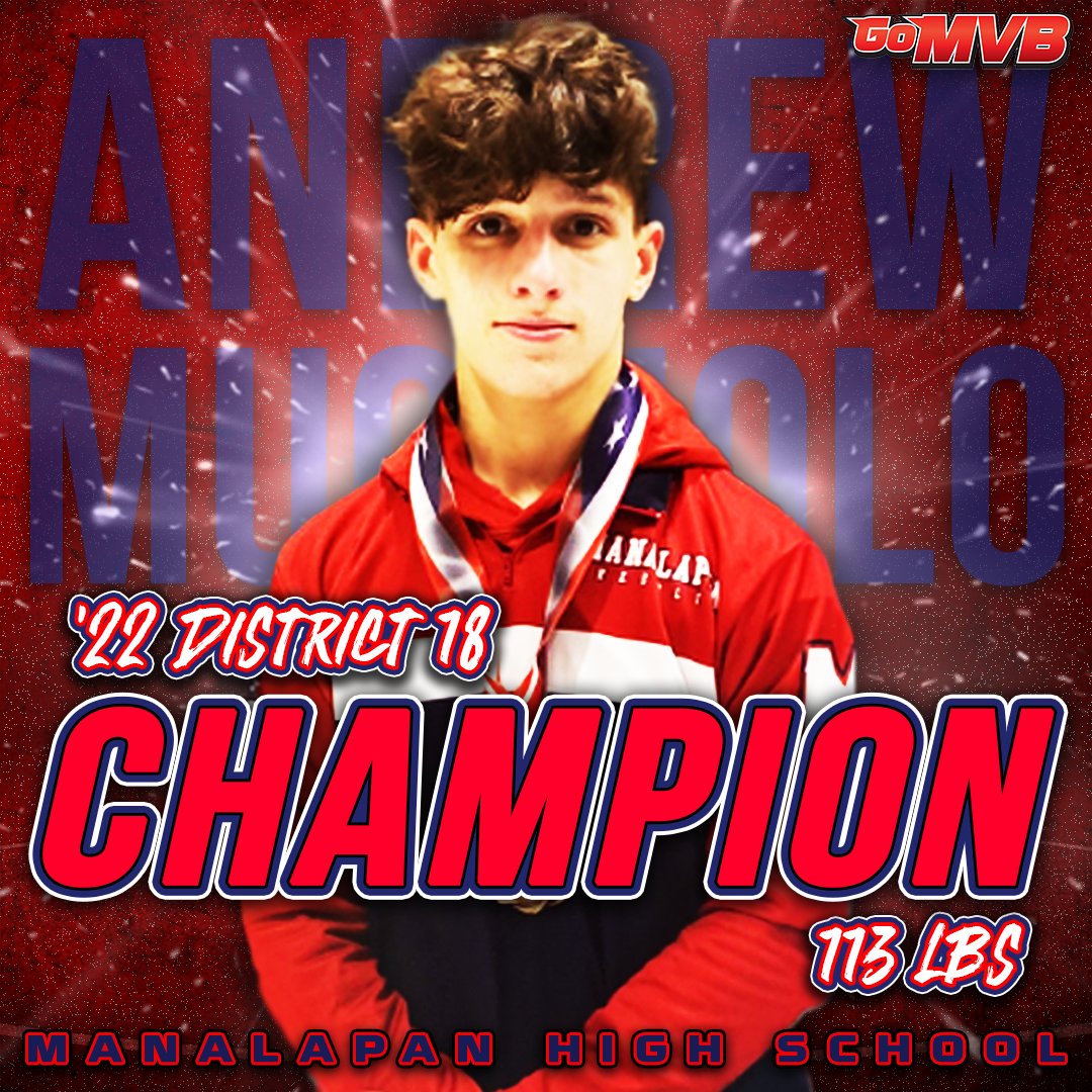 GoMVB Get Seen. Get Serious. Get to the Next Level (@gomvb) on Twitter photo Congrats to '24 ANDREW MUCCIOLO on being named '22 DISTRICT 18 "CHAMPION" 113 LBS Wtg!
Follow: <a href="/MuccioloAndrew/">Andrew Mucciolo</a>
Info, Stats, Film and More: Gomvb.com/andrewmucciolo
Coach Contact: <a href="/pressmanscott/">Scott Pressman</a>
#gomvb #highschoolwrestler #ncaawrestling #collegerecruit #athlete Congrats to '24 ANDREW MUCCIOLO on being named '22 DISTRICT 18 "CHAMPION" 113 LBS Wtg!
Follow: <a href="/MuccioloAndrew/">Andrew Mucciolo</a>
Info, Stats, Film and More: Gomvb.com/andrewmucciolo
Coach Contact: <a href="/pressmanscott/">Scott Pressman</a>
#gomvb #highschoolwrestler #ncaawrestling #collegerecruit #athlete