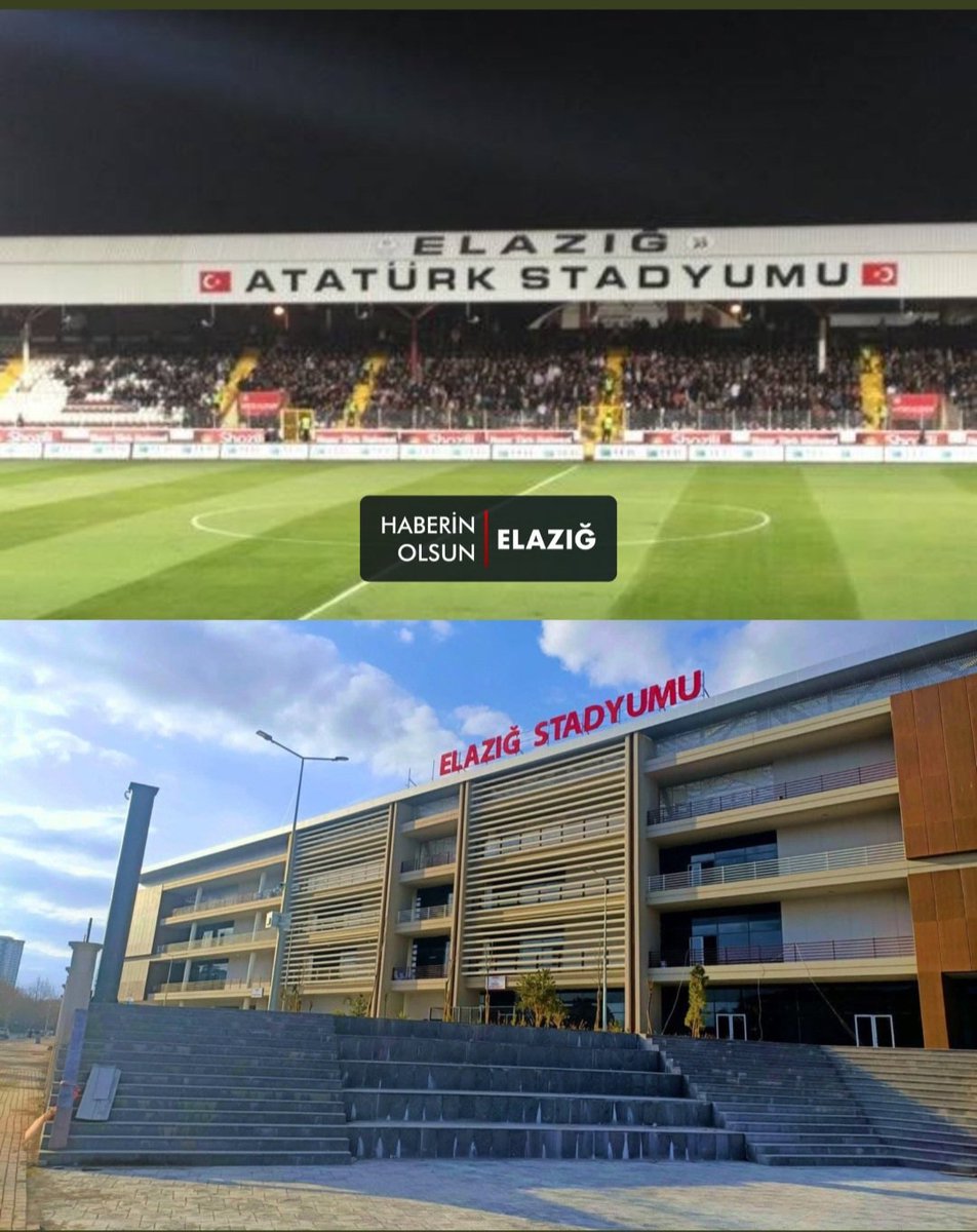 #elazig Atatürk Stadyumu biz babadan böyle gördük...