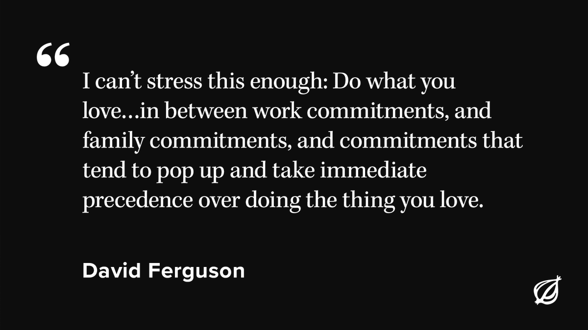 Find The Thing You're Most Passionate About, Then Do It On Nights And Weekends For The Rest Of Your Life bit.ly/3YFjvzc