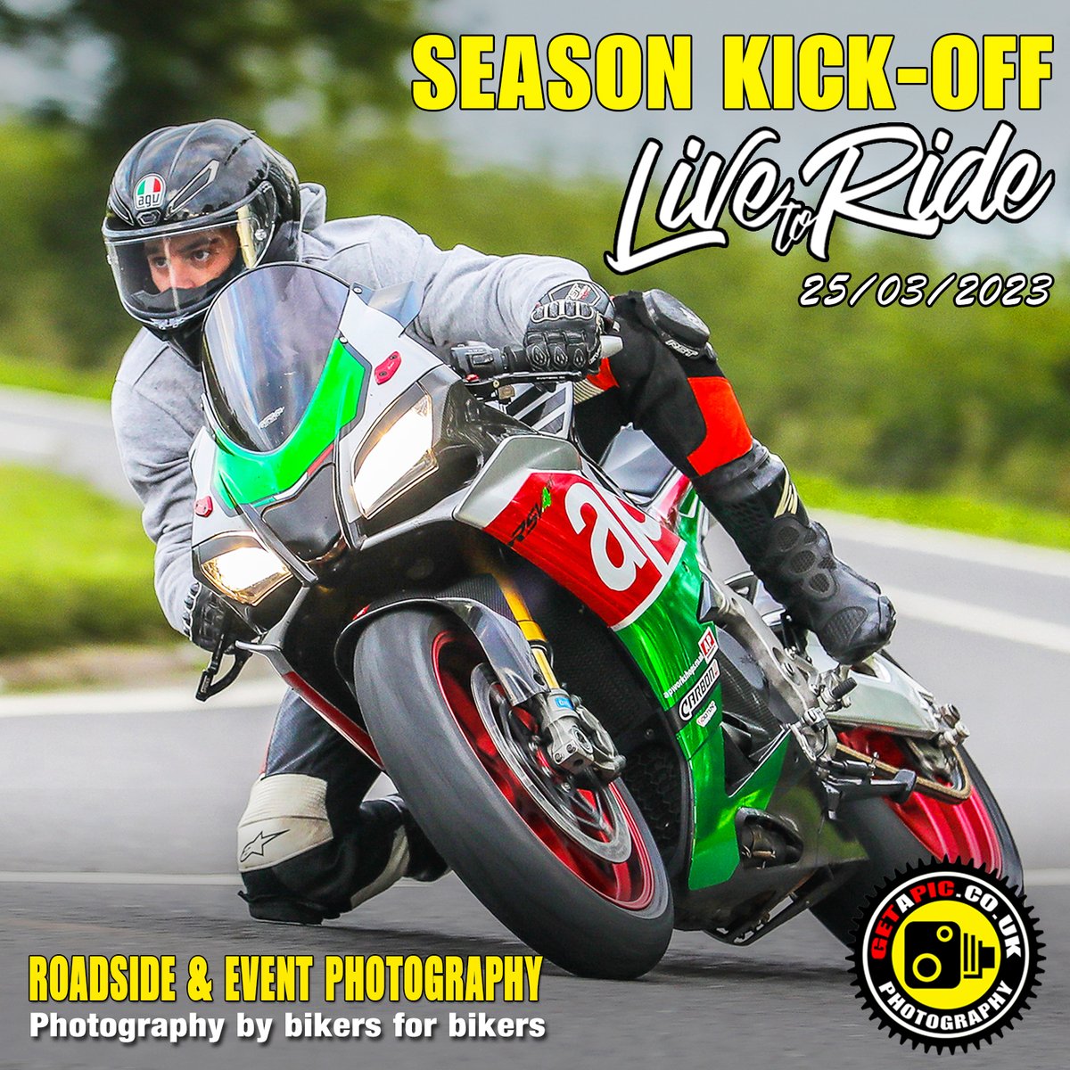 GetApic_Photos's tweet photo. SEASON KICK-OFF - Sat 25th March 2023
The Live to Ride Group Annual Ride to Willingham Woods from Colbournes Cafe Saxilby just off the A46.

More Details: https://t.co/Vva1WkvVDj

🤘❤🏍

Motorbike, Cars Photography across the UK
By Bikers for Bikers! https://t.co/EHEmuBGP3k