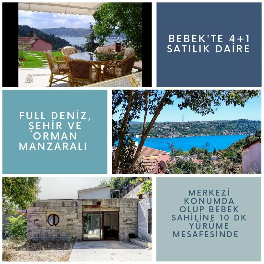 Bebek Boğaz Manzaralı Çelik Konstrüksiyon  ev