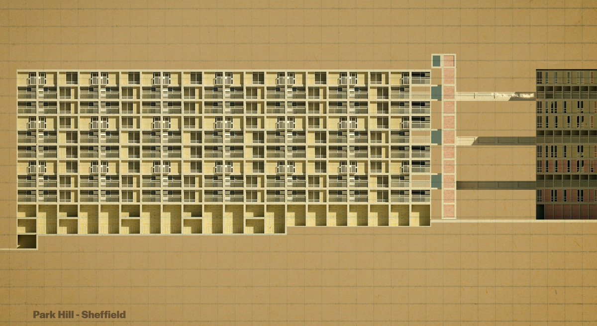 tierneyPhoto's tweet photo. Park Hill Flats - Sheffield #3drender #notai #sheffield #parkhill #brutilism #parkhillflats #blender #Blender3d https://t.co/qgDYbM0EqG