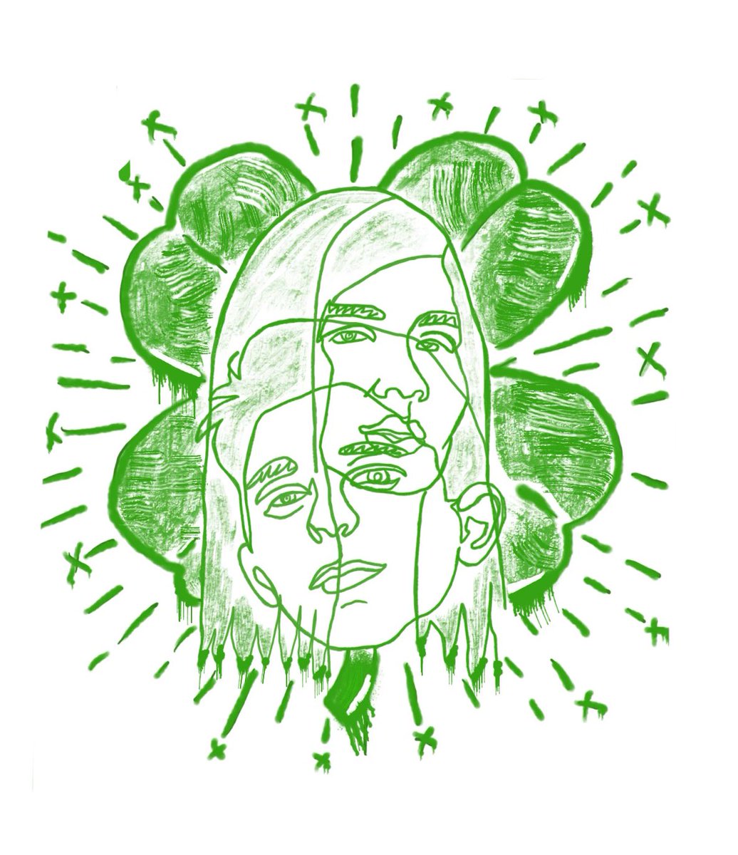 Exclusive green merch available day of show